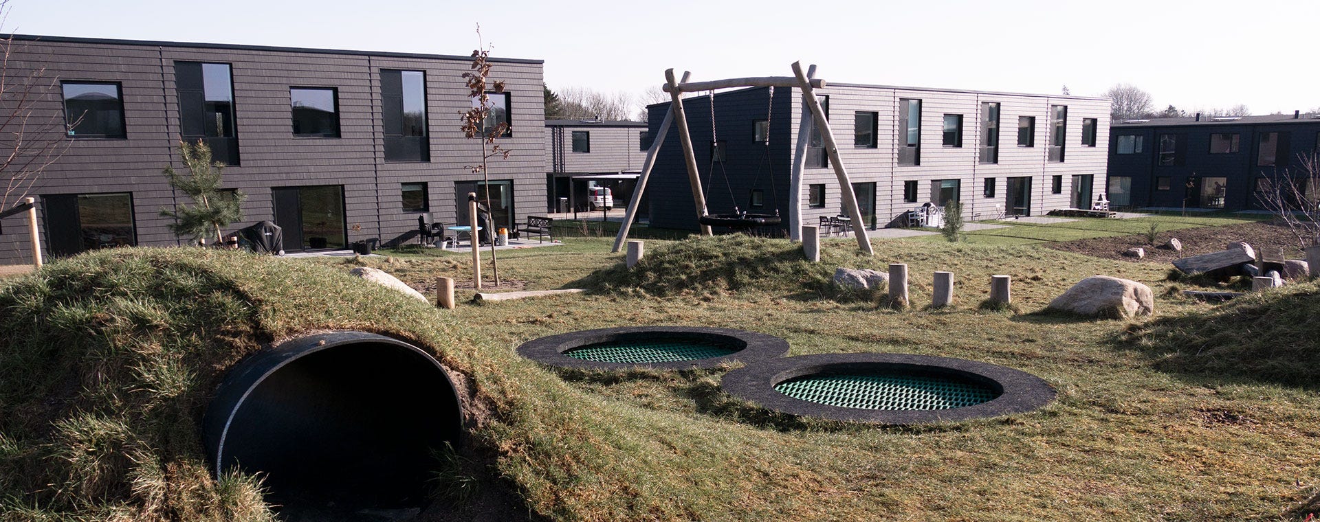 Fælles legeplads i drabæk huse