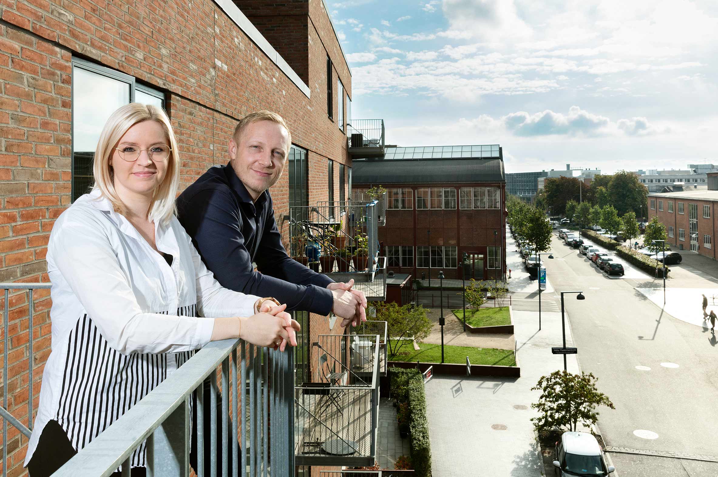 Nybyggede lejligheder med gode altaner i Valby